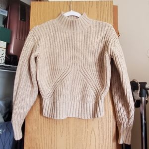 Splendid nude beige sweater; size small